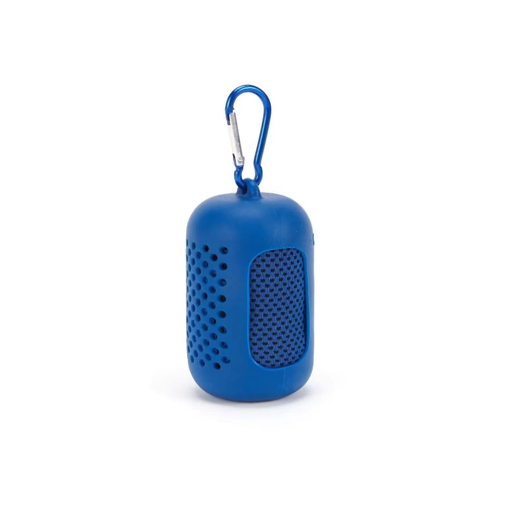 Mini Quick Dry Fitness Cool Towel Portable Microfiber Silica Gel Towel Silicone Bag Quick Drying Towel Sports